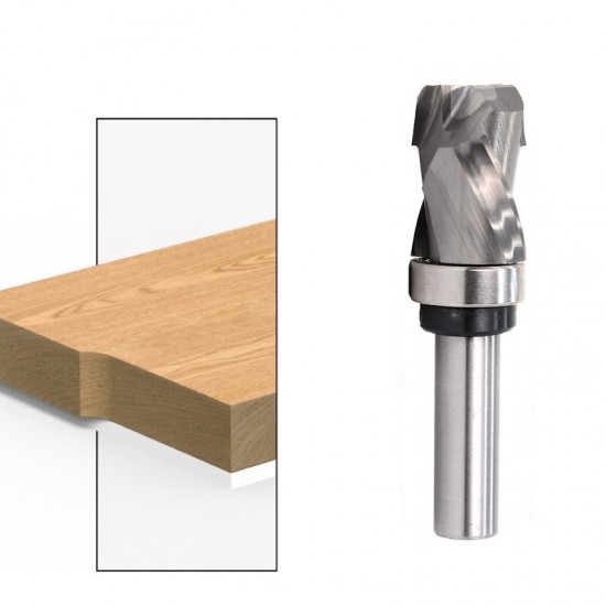 6mm/6.35mm/12.7mm Carbide CNC Router Bit Bearing Ultra-Perfomance Compression Flush Trim Milling Cutter For Wood