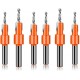 6pcs Drill Bit Set Wood Hole Router Bit Timber Taper Hole Drill Screw Step Wood Working Drill Bits