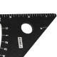 7 Inch Adjustable Extendable Multifunctional Triangle Ruler Carpenter Square with Base Precision Ruler Measurement Woodworking Tools