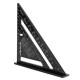 7 inch/12 inch Triangle Rule Protractor Aluminum Alloy for Woodworking Square Layout Gauge Measuring Tool Measuring Ruler