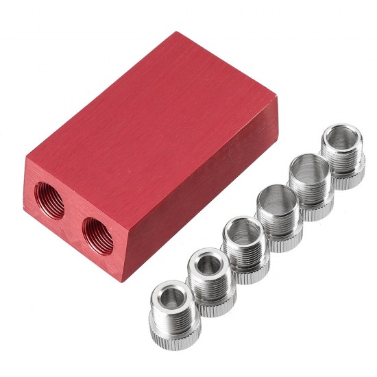 7/8Pcs Pocket Hole Jig Pocket Hole Screw Jig Dowel Drill Joinery Kit Woodworking Guides Tool