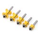 8mm Shank Round Over Router Bit 1/4 to 5/8 Inch Woodworking Edging Router Chisel Groove Cutter