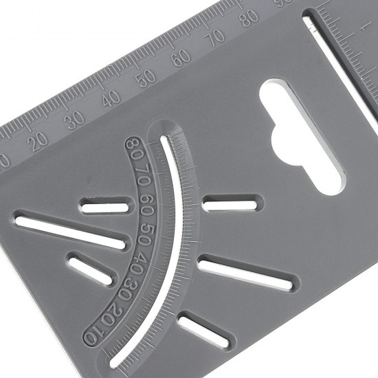 ABS Plastic Woodworking 0-170mm T Ruler 45 90 Degree Angle Ruler Multifunctional Marking Protractor Gauge Measuring Tools