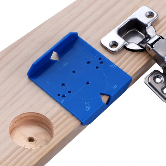 Abs Hinge Jig Drilling Guide Hing Installation Hole Door Cabinet Hinge Hole Locator Woodworking Accessories