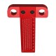 Aluminium Alloy T-100 Hole Positioning Metric Measuring Ruler 100mm Woodworking T-Squares Marking Ruler For Carpenter