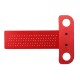 Aluminium Alloy T-100 Hole Positioning Metric Measuring Ruler 100mm Woodworking T-Squares Marking Ruler For Carpenter