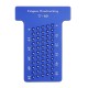 Aluminium Alloy T-60 Hole Positioning Metric Measuring Ruler 60mm Woodworking T-Squares Marking Ruler For Carpenter