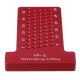 Aluminium Alloy T-60 Hole Positioning Metric Measuring Ruler 60mm Woodworking T-Squares Marking Ruler For Carpenter