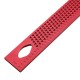 Aluminum Alloy 200mm Woodworking Square Hole Positioning Metric Measuring Ruler Carpenter Scriber