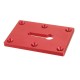 Aluminum Alloy Bench Clamp Plate Clamping Accessories Insert Plate for Kreg Bench Clamp Woodworking Tool