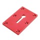 Aluminum Alloy Bench Clamp Plate Clamping Accessories Insert Plate for Kreg Bench Clamp Woodworking Tool