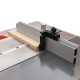 Aluminum Alloy Table Saw Miter Gauge Fence with Track Stop for Miter Gauge Table Saw Router Table Jig Saw Woodworking Tool