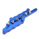 Blue 6/8/10mm Self Centering Doweling Jig Set Aluminum Alloy Hole Punch Locator Dowel Jig Drill Guide Center Line Scribing Woodworking Set