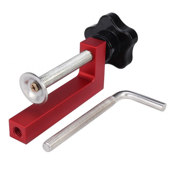 CNC Machined Aluminum Alloy 360° Ratary Fence Clamp G Clip Dedicated Fixture Adjustable Frame Fast Fixed Clamp for Woodworking Benches