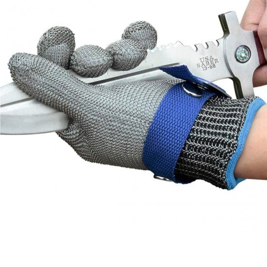 Cut-proof Resistant Gloves Stainless Steel Wire Mesh Gloves for Carpentry Butcher Tailor Operation Gloves Anti Cutting