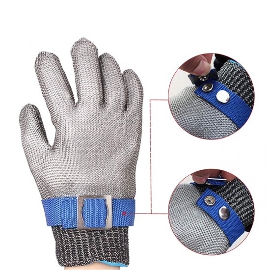 Cut-proof Resistant Gloves Stainless Steel Wire Mesh Gloves for Carpentry Butcher Tailor Operation Gloves Anti Cutting