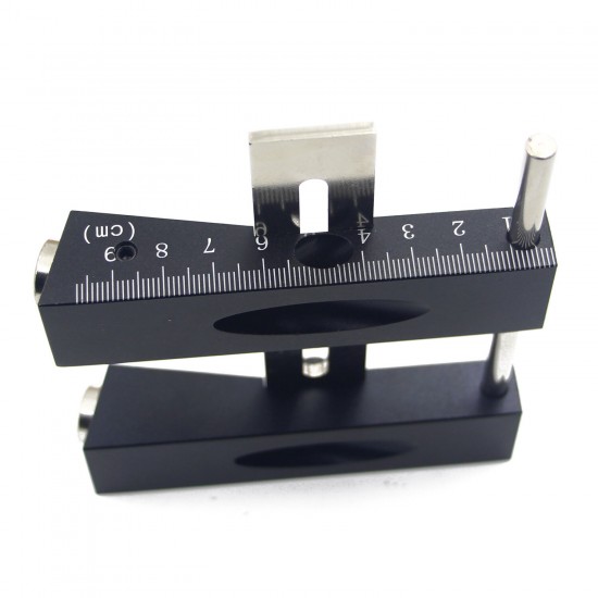 Adjustable Woodworking Pocket Hloe Jig Dual-hole Positioning Puncher Set Drilling Jig Punch Locator Guide Positioner Tool