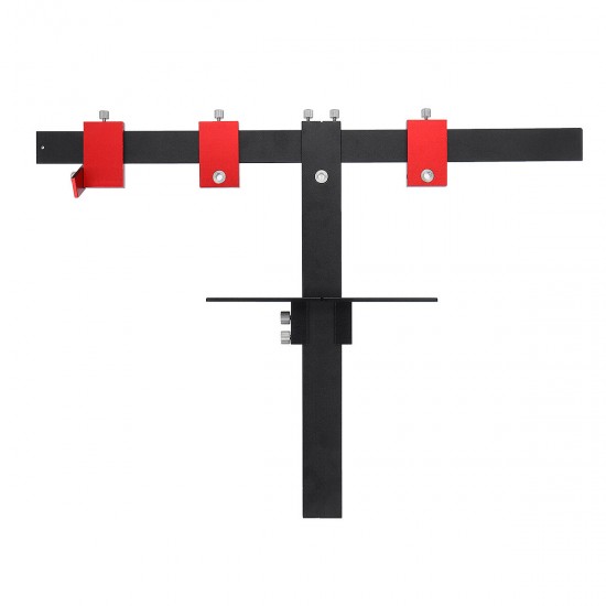 DocotorWood Aluminum Alloy Cabinet Hardware Jig Fixture 4MM+5MM Punching Locator Woodworking Drill Positioning Guide T-ruler