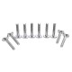 10pcs M6x40mm T-Nut T Sliding Screws For 30 Series Miter Track Woodworking Tool