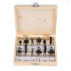 12pcs 8mm Shank Tungsten Carbide Router Bit Set With Wooden Case Woodworking Cutter