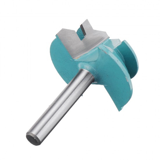 1/4 Inch Shank 45 Degree Lock Miter Router Bit 1-1/2 Inch Cutting Diameter Tenon Woodworking Cutter