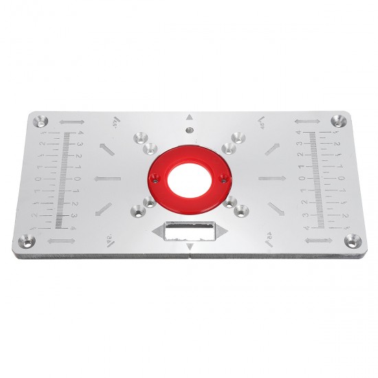 235x120x8mm Trimming Machine Flip Panel Woodworking Router Table Insert Plate for Makita RT0700c