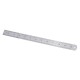 26mm Width 20/30cm Length Straight Ruler With Locking Stop Metric/Inch Woodworking Line Locator