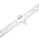 28mm Width Stainless Steel Straight Ruler 50/60cm Length With Locking Stop for Woodworking