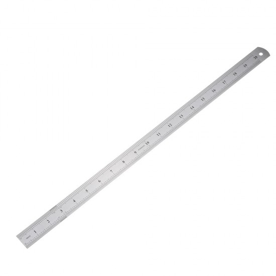 28mm Width Stainless Steel Straight Ruler 50/60cm Length With Locking Stop for Woodworking