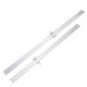 28mm Width Stainless Steel Straight Ruler 50/60cm Length With Locking Stop for Woodworking