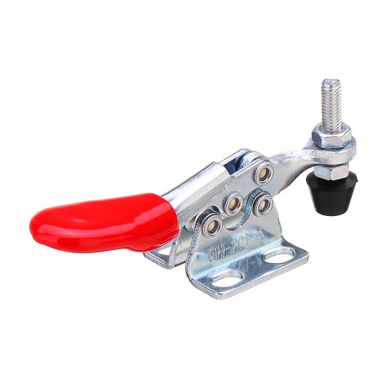 2Pcs GH-201-A Quick Release Hand Tool 27kg Holding Capacity Horizontal Hold Type Toggle Clamp