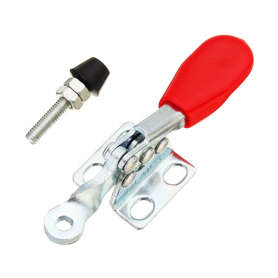 2Pcs GH-201-A Quick Release Hand Tool 27kg Holding Capacity Horizontal Hold Type Toggle Clamp