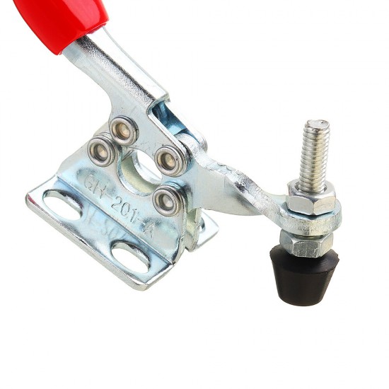 2Pcs GH-201-A Quick Release Hand Tool 27kg Holding Capacity Horizontal Hold Type Toggle Clamp