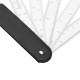 5pcs Multi-function Combined Scale Ruler Suit Butterfly Fan Shaped Plastic Scale Ruler