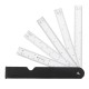 5pcs Multi-function Combined Scale Ruler Suit Butterfly Fan Shaped Plastic Scale Ruler