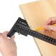 600mm Inch and MM Woodworking Scriber Gauge Precision Woodworking Ruler Measurement Marking Ruler For Carpenter