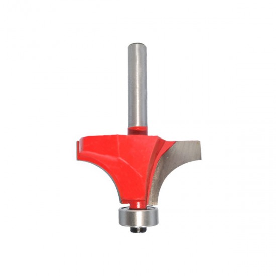 6mm Shank Corner Round Over Router Bit with Bearing Cleaning Flush Milling Cutter for Wood Woodworking Tool