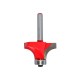 6mm Shank Corner Round Over Router Bit with Bearing Cleaning Flush Milling Cutter for Wood Woodworking Tool