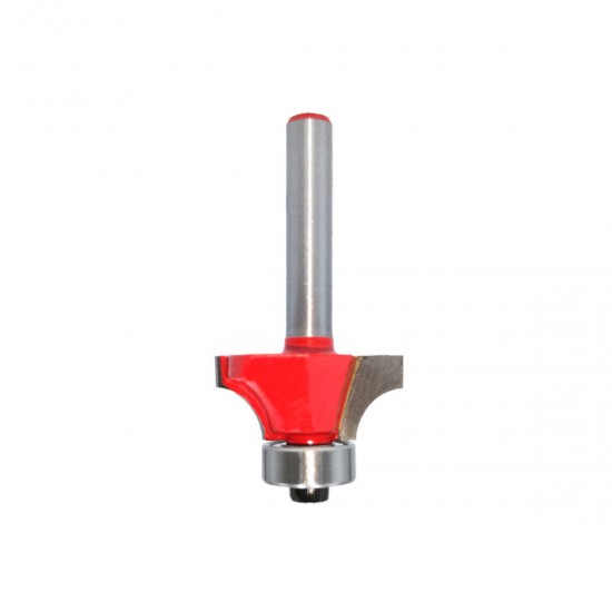 6mm Shank Corner Round Over Router Bit with Bearing Cleaning Flush Milling Cutter for Wood Woodworking Tool