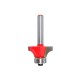 6mm Shank Corner Round Over Router Bit with Bearing Cleaning Flush Milling Cutter for Wood Woodworking Tool