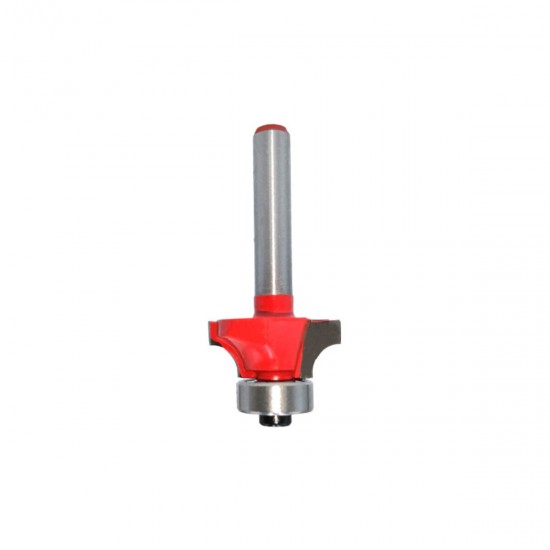 6mm Shank Corner Round Over Router Bit with Bearing Cleaning Flush Milling Cutter for Wood Woodworking Tool