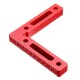 All Metric Aluminium Alloy 90 Degree 120x120mm Precision Clamping Square Woodworking L-Shaped Auxiliary Fixture Machinist Positioning Clamp Measure