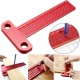 Aluminium Alloy T-160 Hole Positioning Metric Measuring Ruler Woodworking Precision Marking Scriber