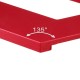 ES-3 Aluminum Alloy 45 Degree Marking Angle Ruler Parallel Ruler with Base Woodworking Measuring Scribing Tool