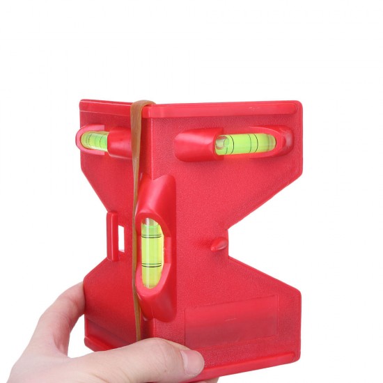 Folding Angle Ruler Instrument Foldable Cylinder Magnetic Level Angle Gauge