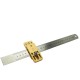 Woodworking Scribing Tool Steel Ruler Positioning Block Crossed-out Tool Line Drawing Marking Gauge Steel Ruler Limiter