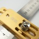 Woodworking Scribing Tool Steel Ruler Positioning Block Crossed-out Tool Line Drawing Marking Gauge Steel Ruler Limiter