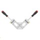 Double Handle Woodworking Clamp 90 Degree Right Angle Clip Woodworking Jig Quick Corner Clamp with TPR Handle