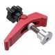 2 Pcs Red Quick Acting Hold Down Clamp Aluminum Alloy T-Slot T-Track Clamp Set Woodworking Tool for Woodworking Table