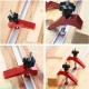 2 Pcs Red Quick Acting Hold Down Clamp Aluminum Alloy T-Slot T-Track Clamp Set Woodworking Tool for Woodworking Table